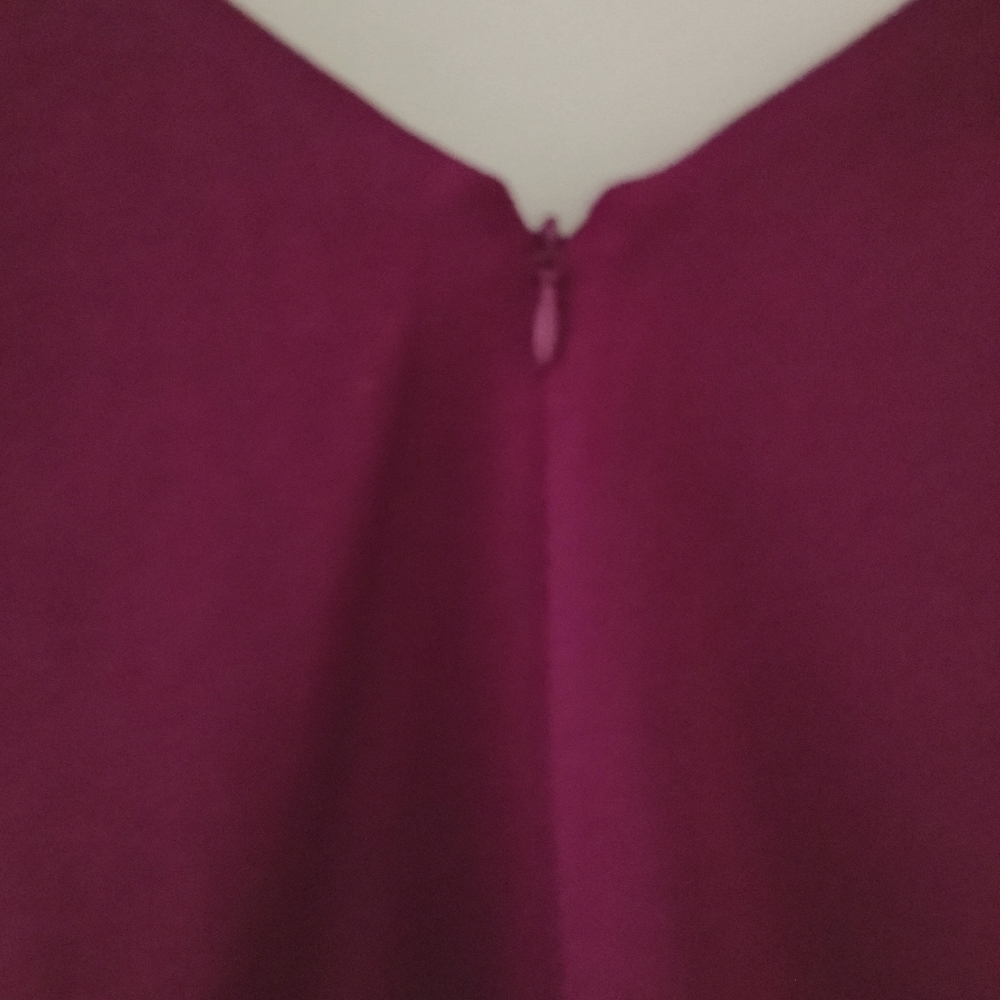 Dress the Population Dark Magenta Corey Dress. Size M - Picture 14 of 16